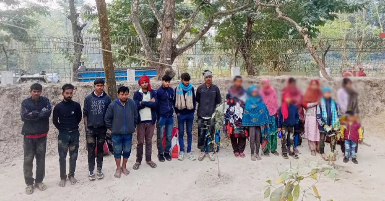 বিএসএফের পুশ ইন করা ১৭ জন